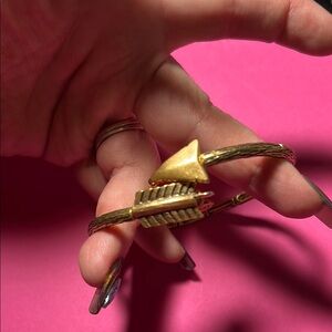 Alex&Ani Gold Arrow Bangle Bracelet